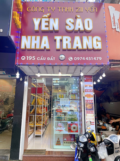 cửa hàng yến sào cầu đất